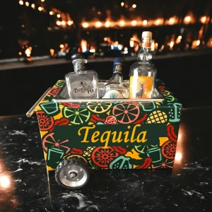 Bottle service Table-Top Bar Cart -Stylish & Functional Drink Service -Brand awareness