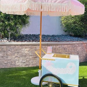 custom made ice cream cart